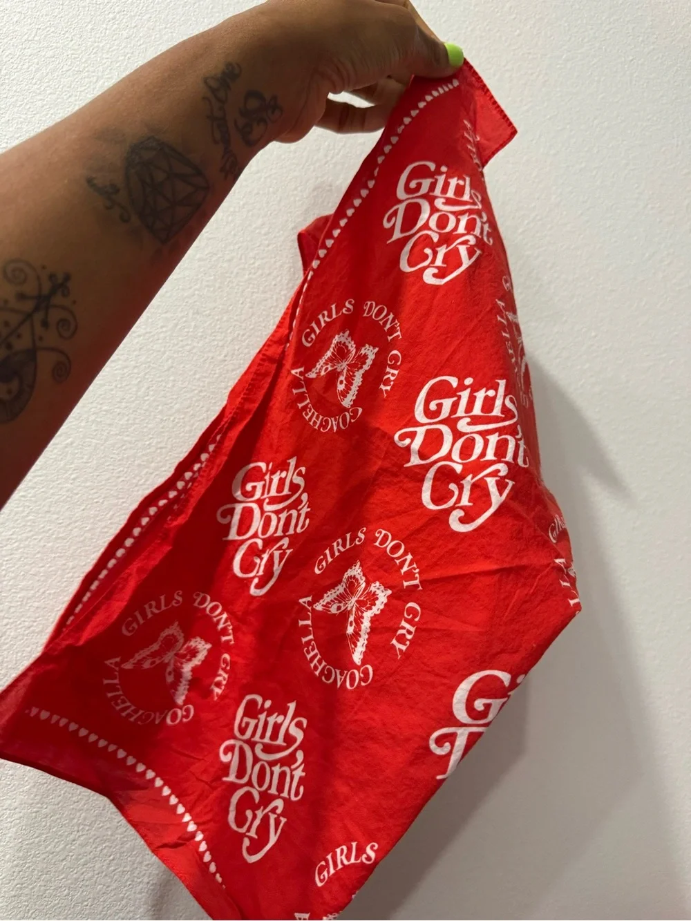 WNKD2 VERDY CAPSULE x COACHELLA girls dont cry bandana